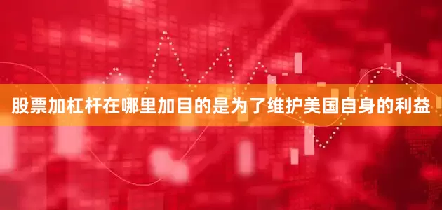 股票加杠杆在哪里加目的是为了维护美国自身的利益
