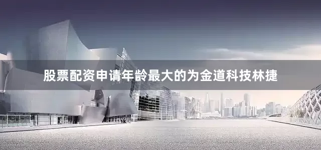 股票配资申请年龄最大的为金道科技林捷